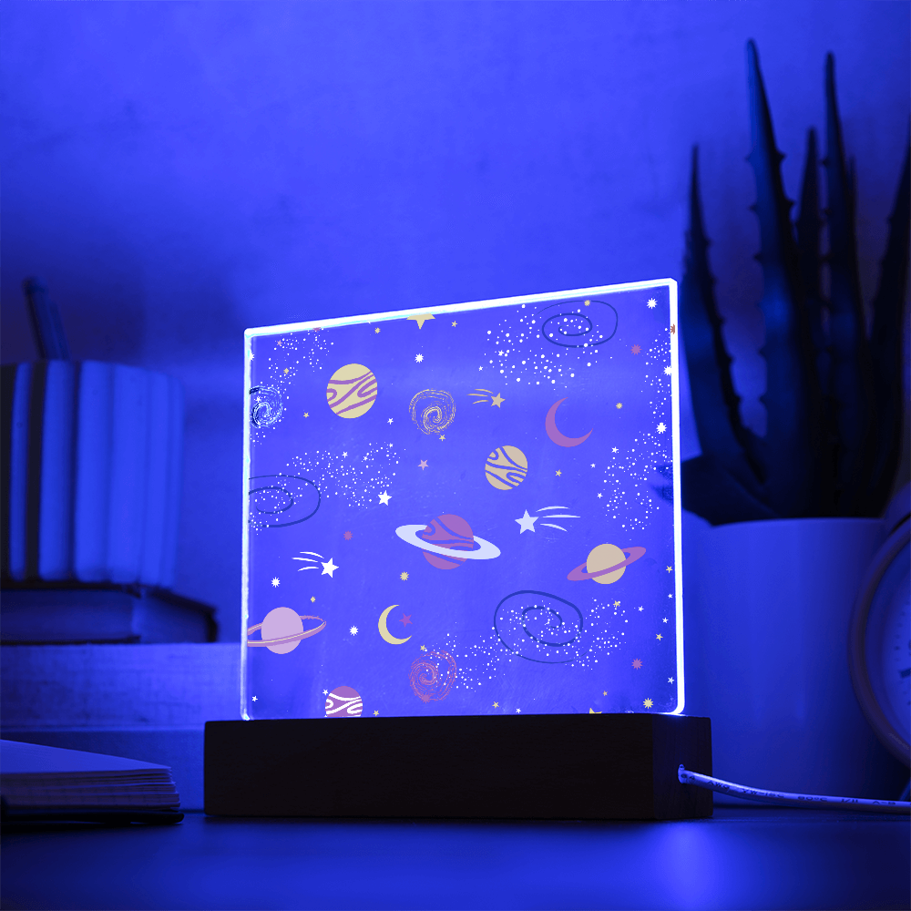 Galaxy Night Light; Hand Sketched Design