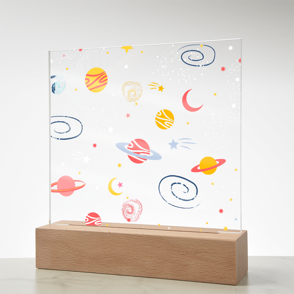 Galaxy Night Light; Hand Sketched Design