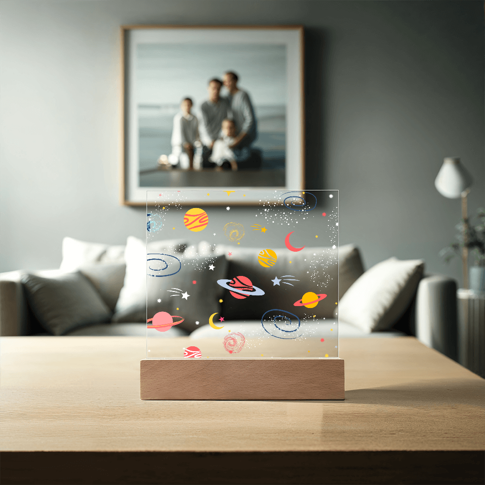 Galaxy Night Light; Hand Sketched Design