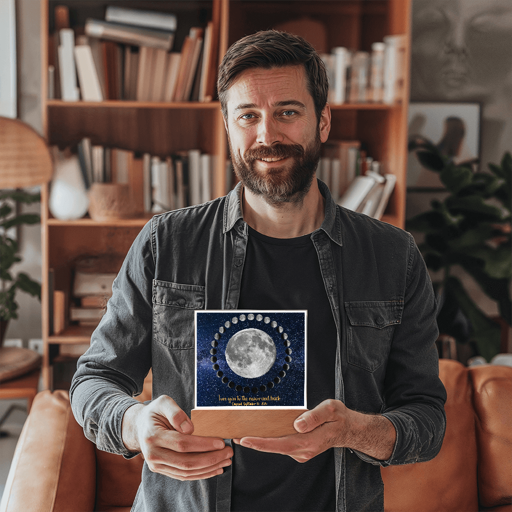 Moon cycle engagement Acrylic Star light
