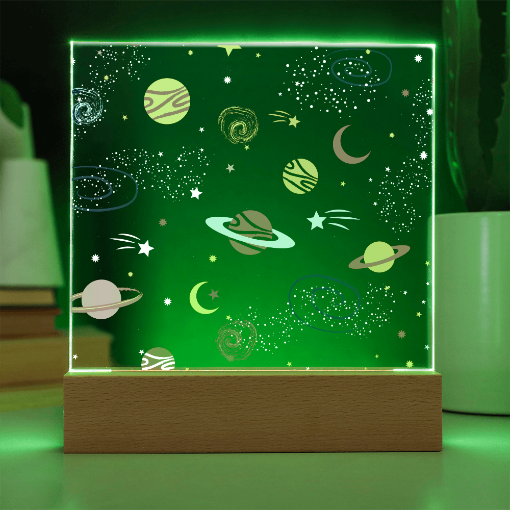 Galaxy Night Light; Hand Sketched Design