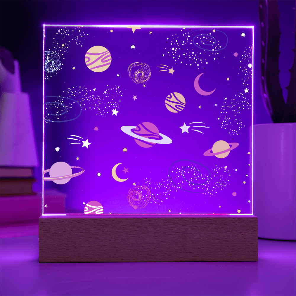 Galaxy Night Light; Hand Sketched Design