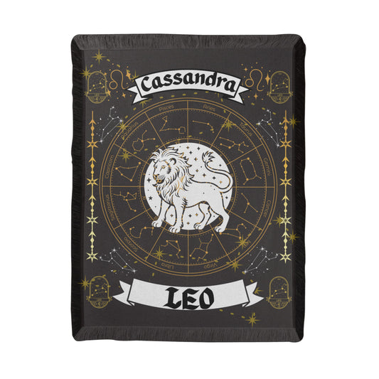 Personalized Zodiac Blanket- Leo