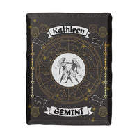 Gemini Zodiac Constellation Blanket