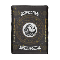 Capricorn Zodiac Personalized Blanket