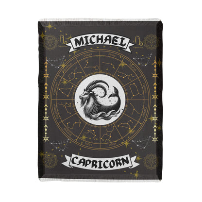 Capricorn Zodiac Personalized Blanket – Crafted for the Driven and the Disciplined