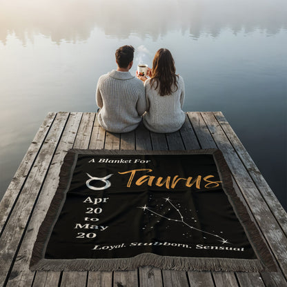 Taurus Zodiac Constellation Blanket