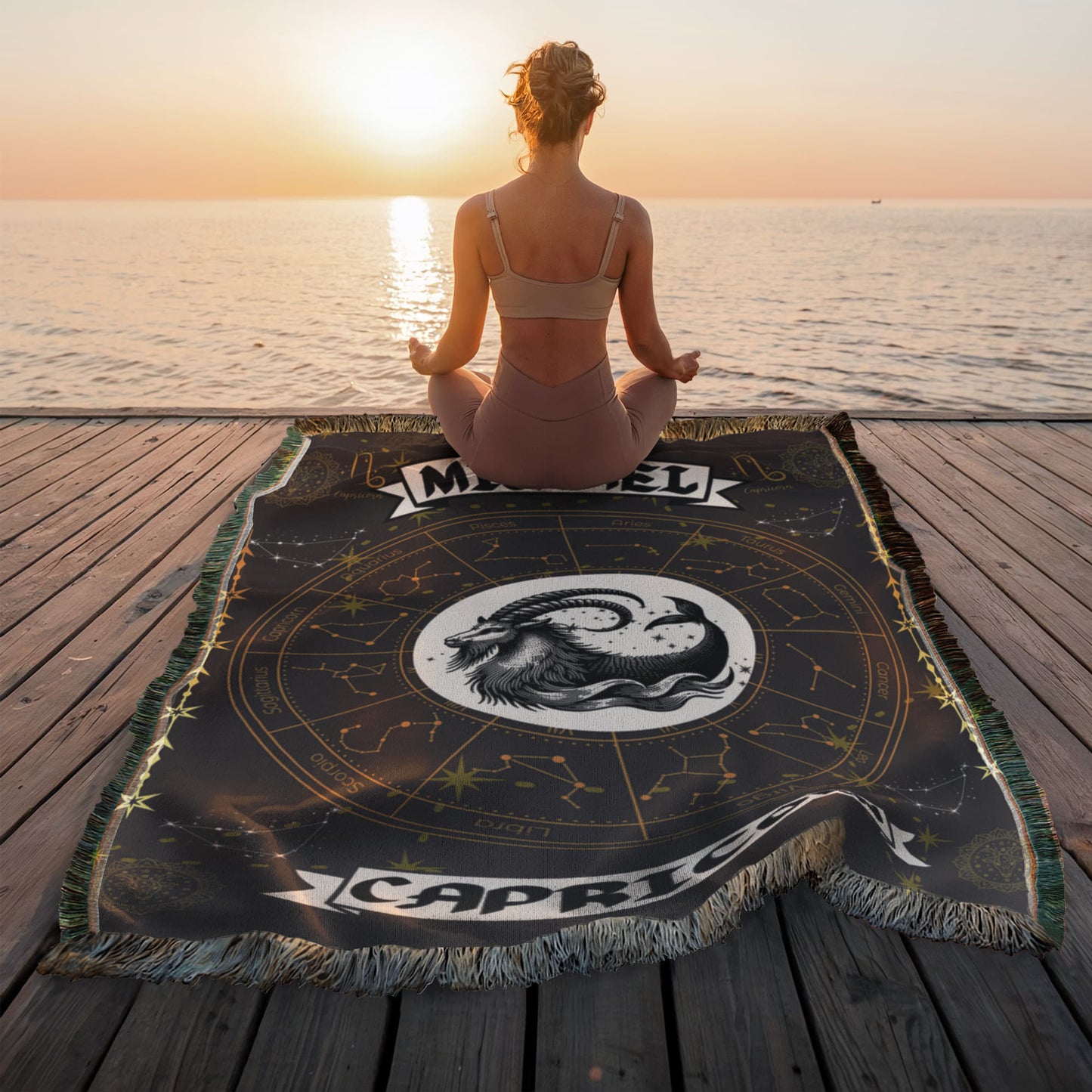 Capricorn Zodiac Personalized Blanket